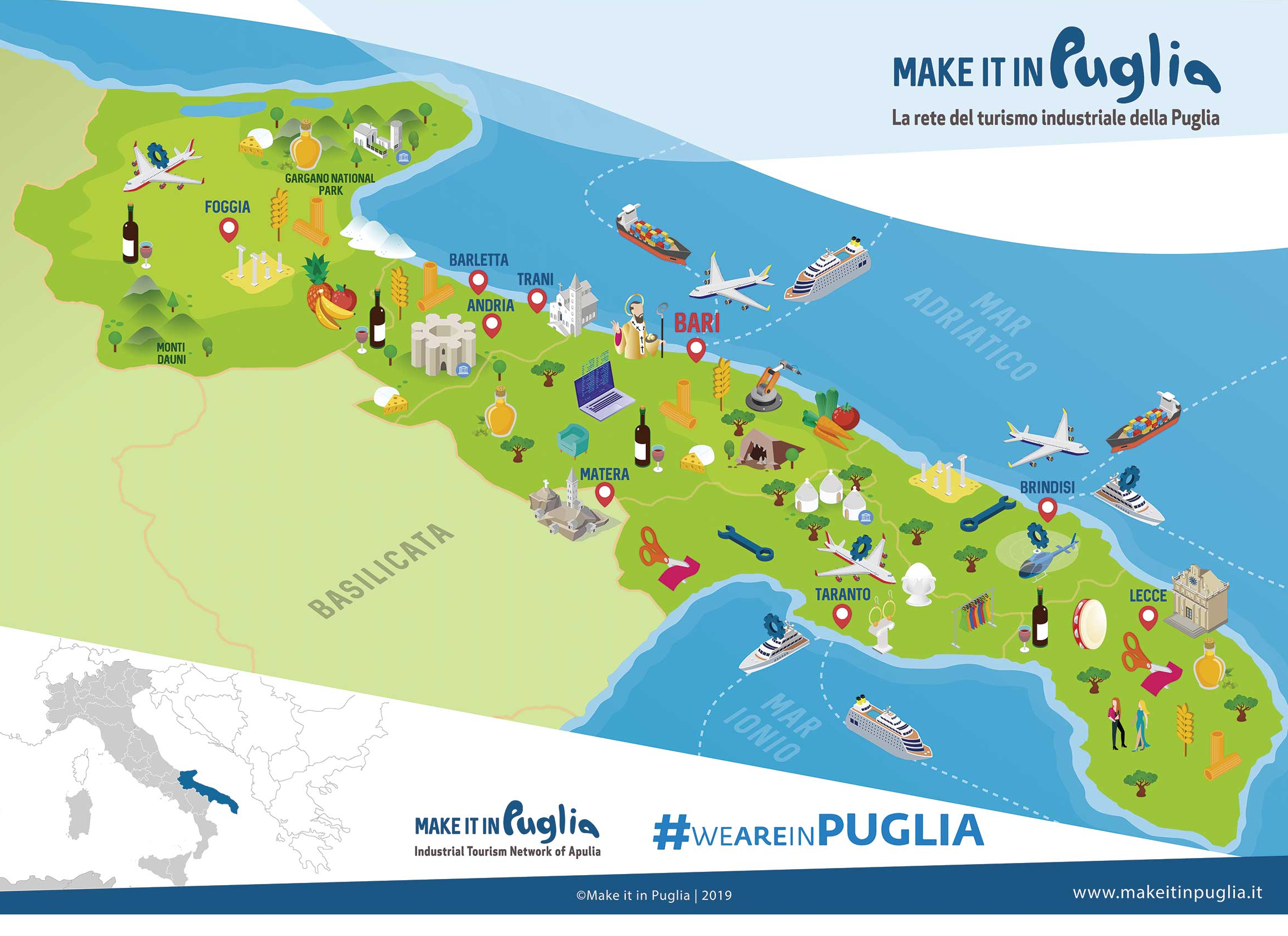 Banner Makeit in Puglia- mappa